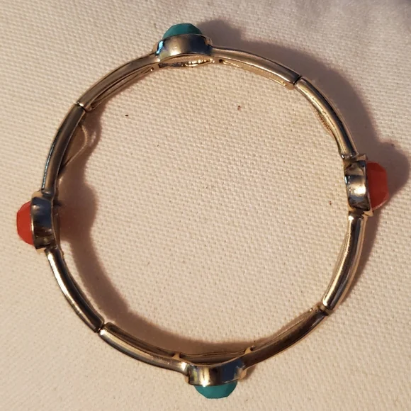 5 for $25 | Gold, Green, and Orange Bracelet - Picture 4 of 5